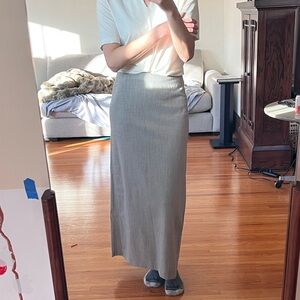 Jil Sander wool maxi skirt